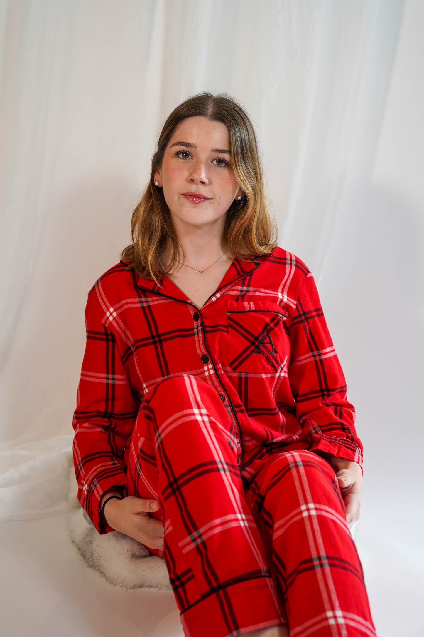 Cozy Her Pants Set Red