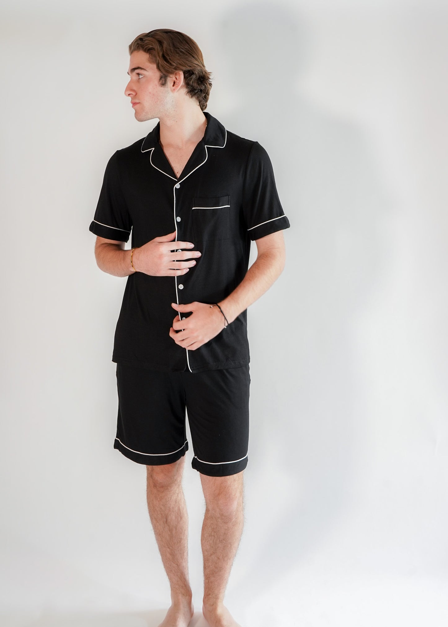 Classic Men Shorts Set Black