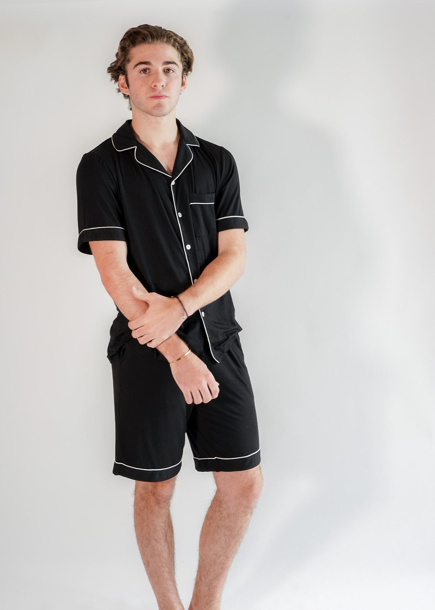 Classic Men Shorts Set Black