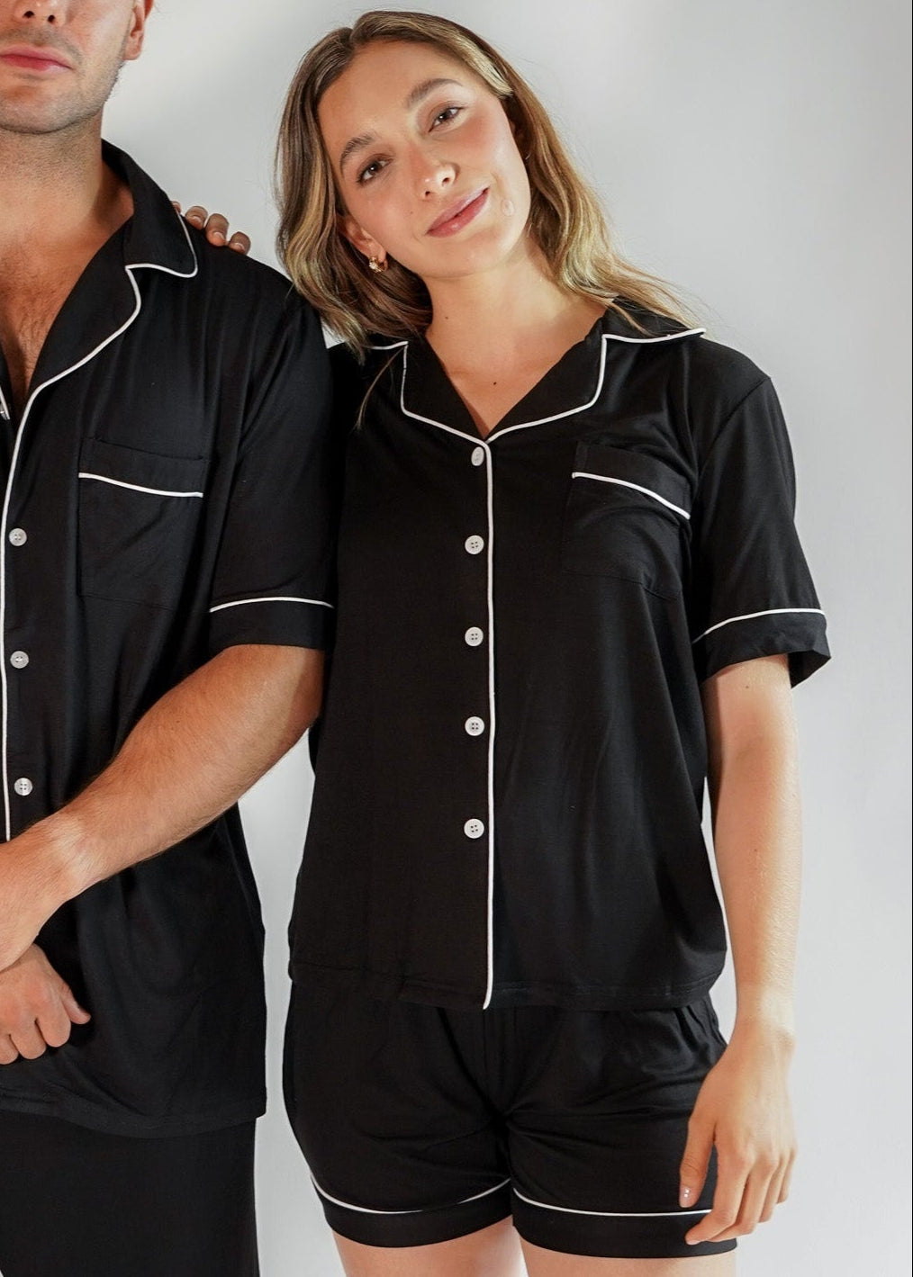 Classic Her Shorts Set Black