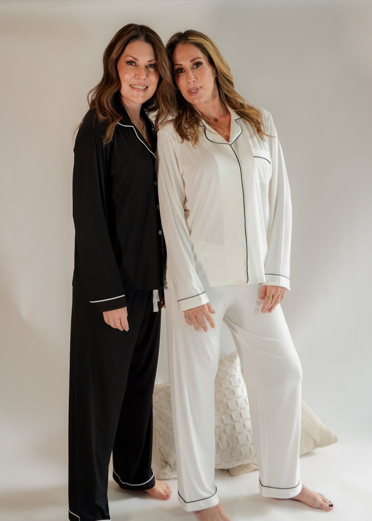 Classic Her Pants Set White