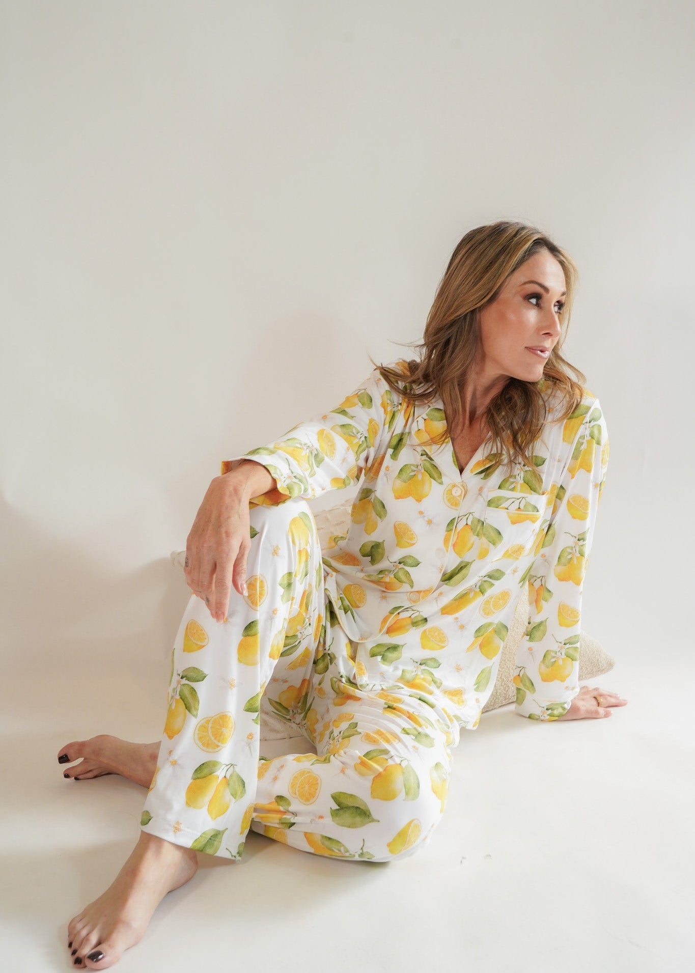 Luxe Her Pants Set Lemon