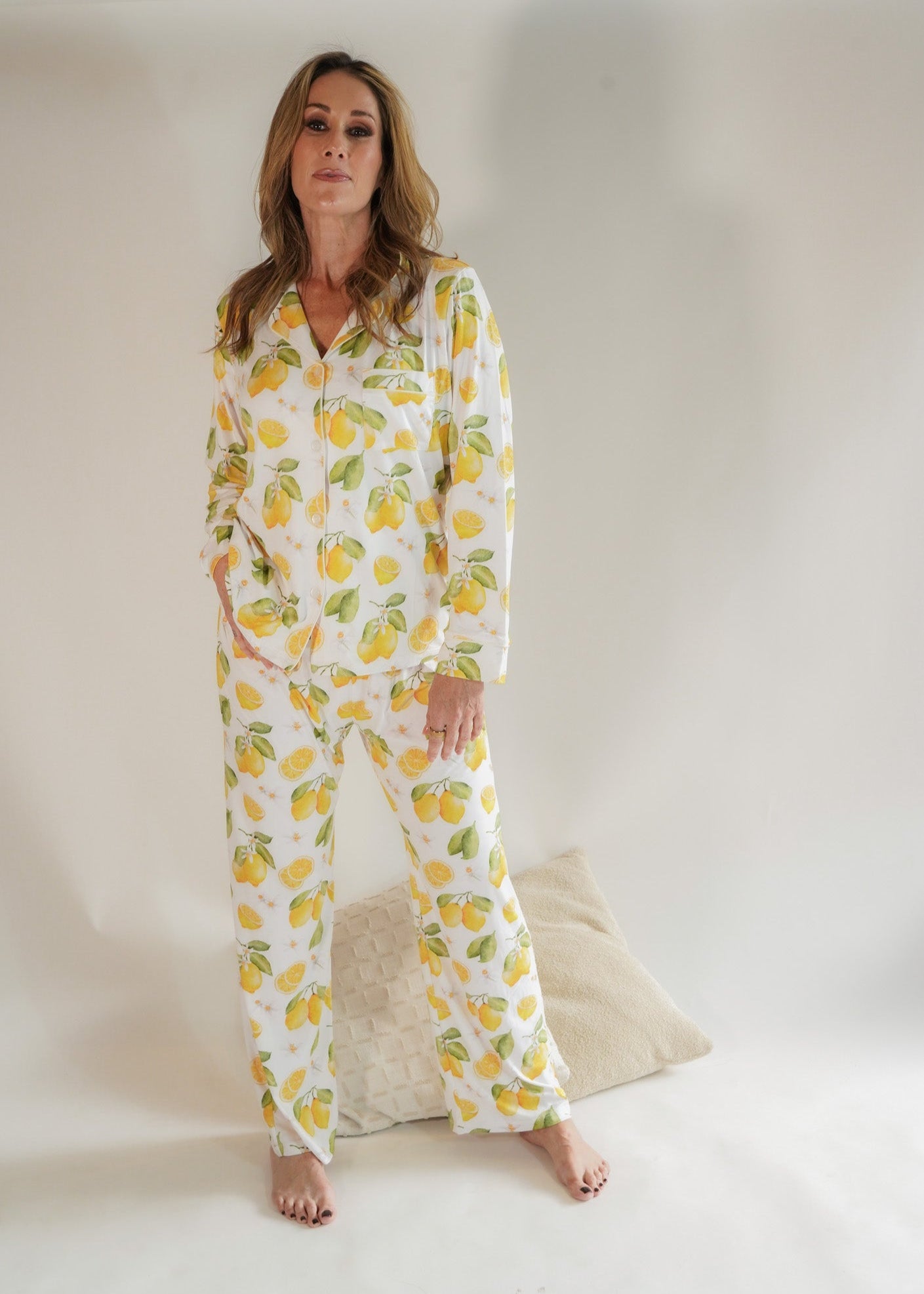 Luxe Her Pants Set Lemon