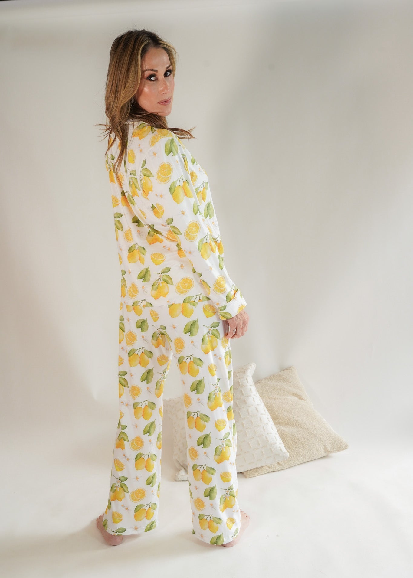 Luxe Her Pants Set Lemon