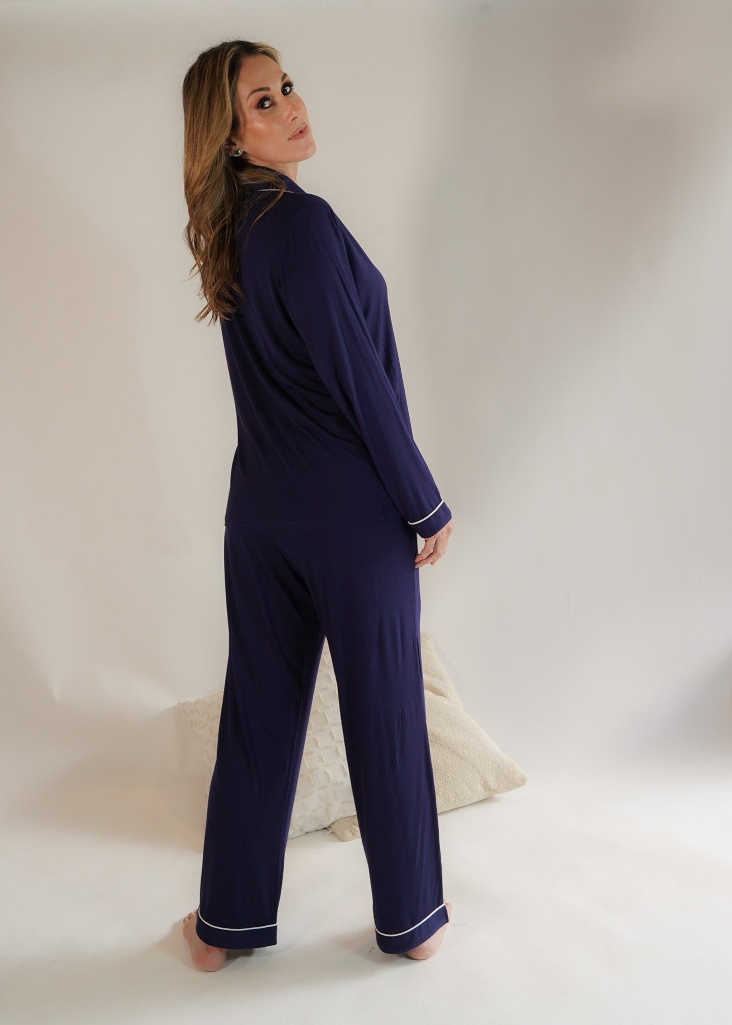 Classic Her Pants Set Navy