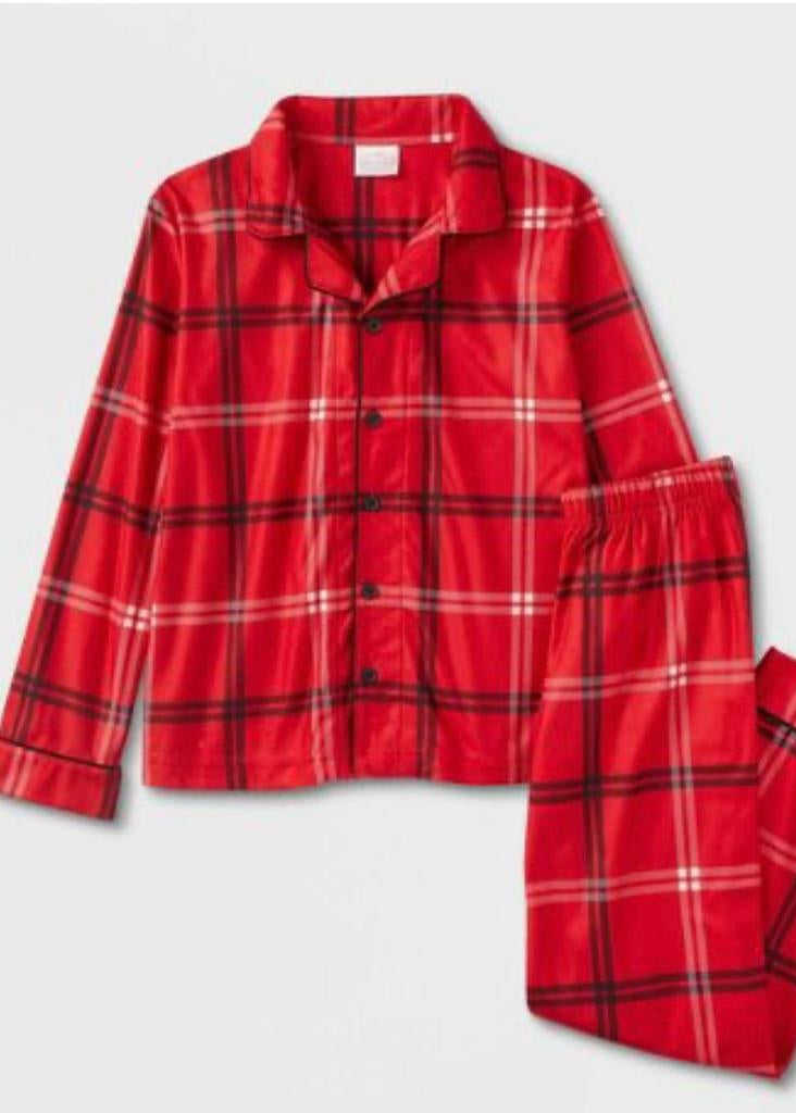 Cozy Men Pants Set Red
