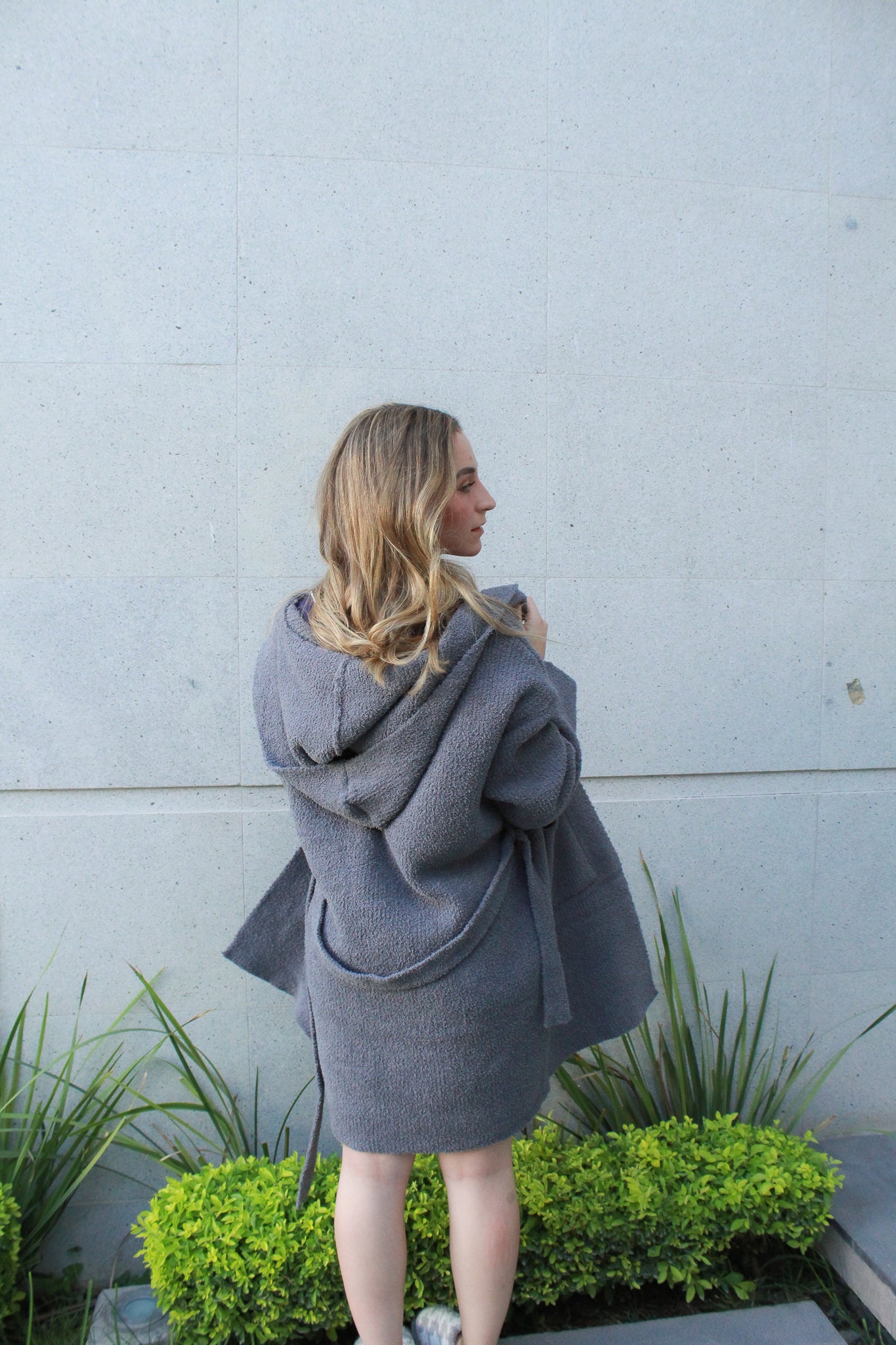 Sherpa Coat Gray