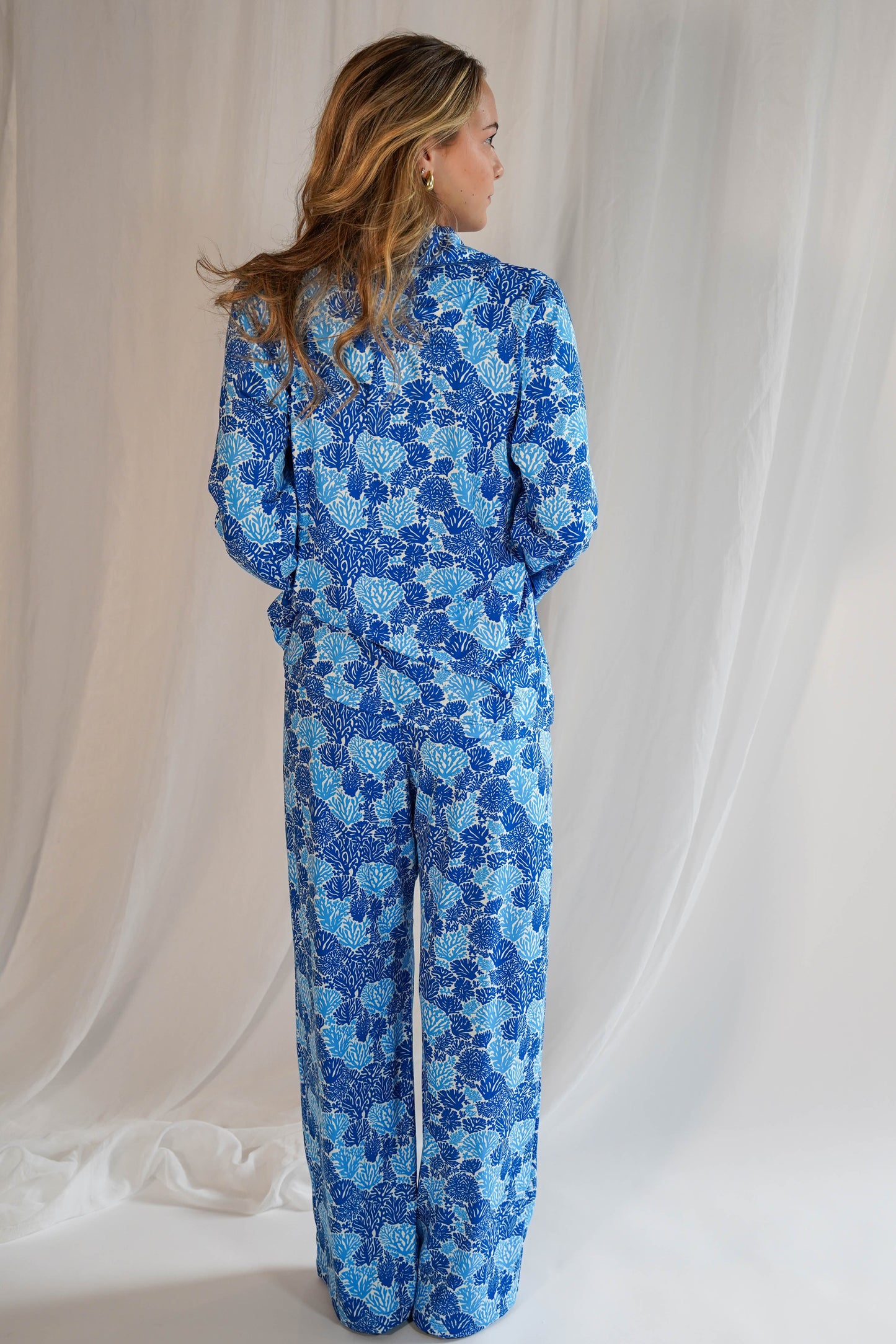 Luxe Her Pants Set Corals