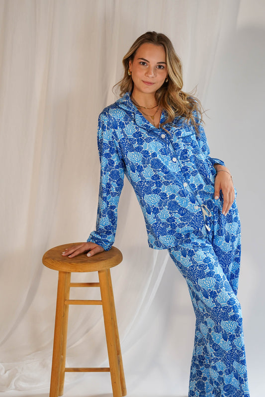 Luxe Her Pants Set Corals