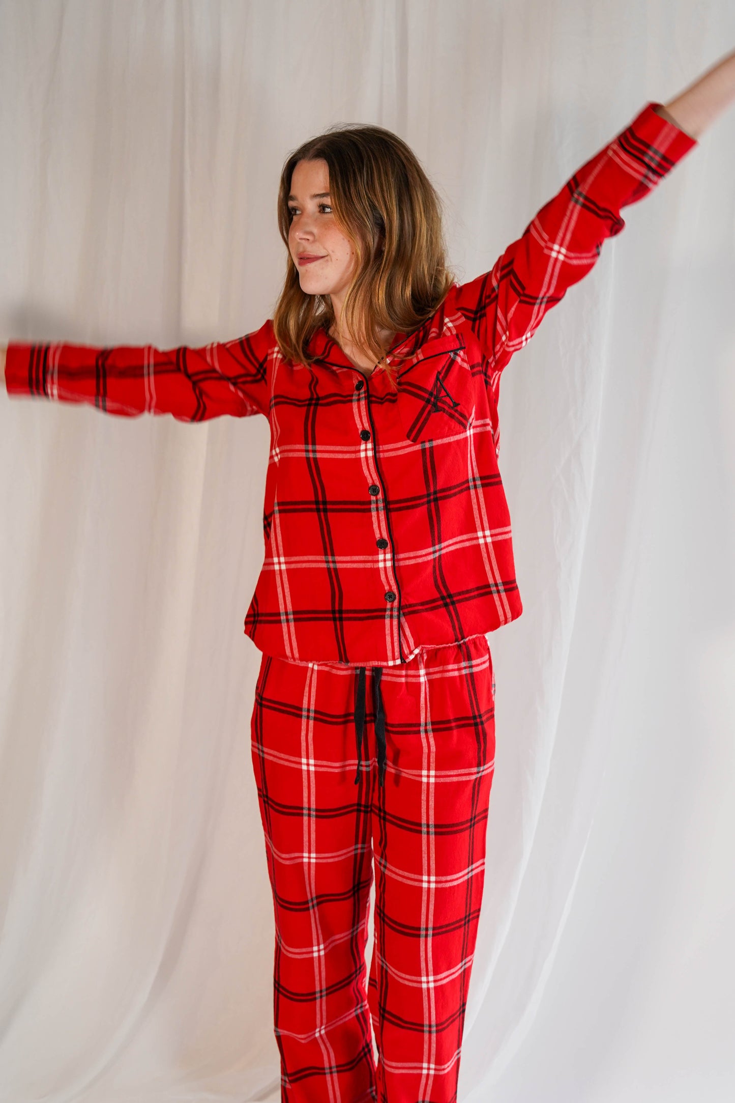 Cozy Her Pants Set Red