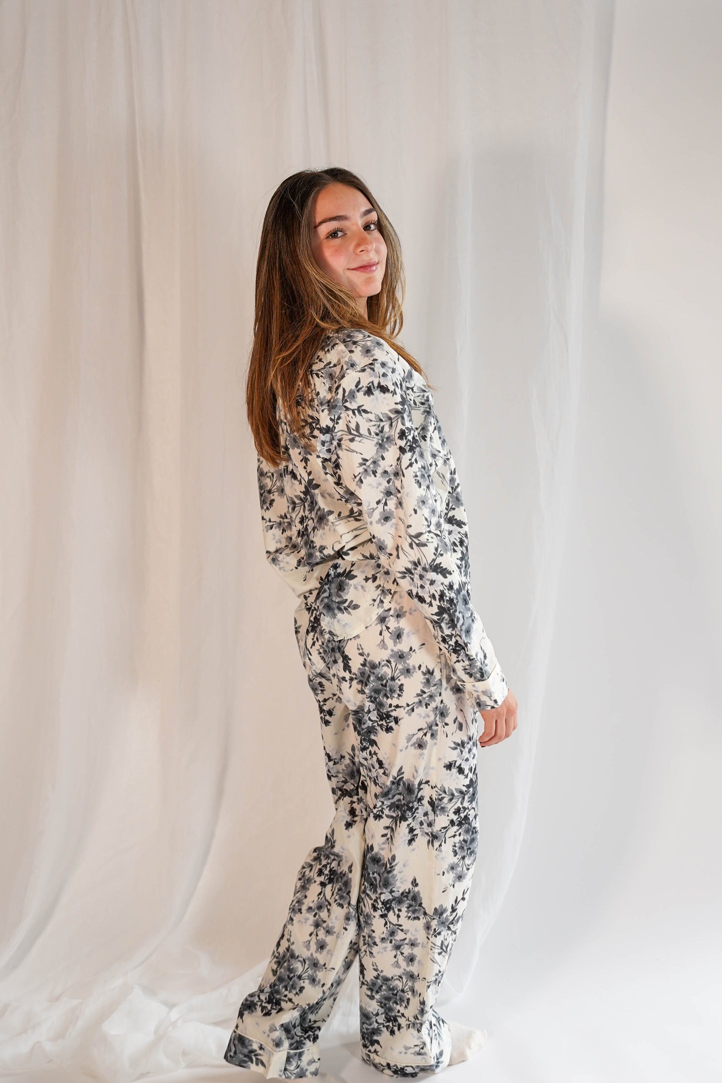 Luxe Her Pants Grey Bouquet