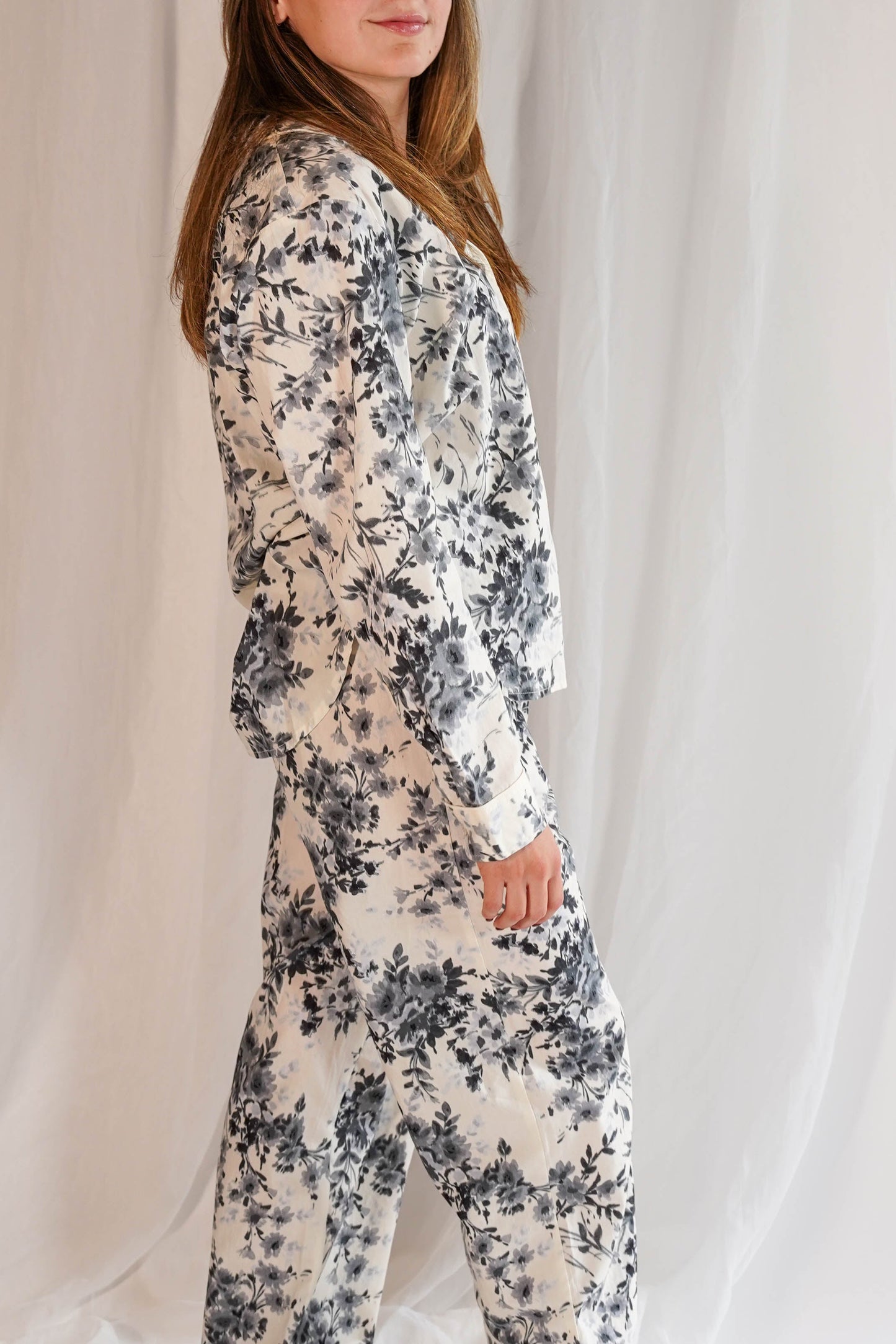 Luxe Her Pants Grey Bouquet