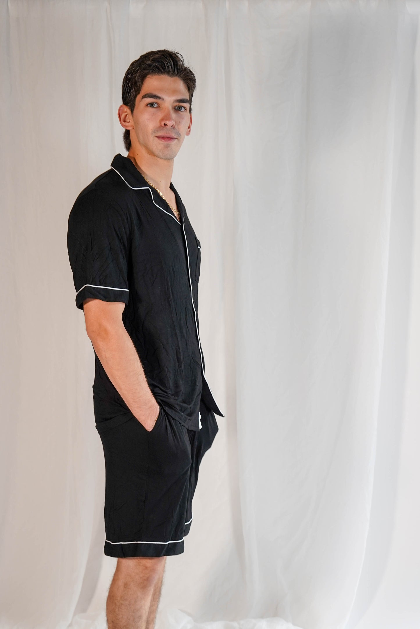 Classic Men Shorts Set Black