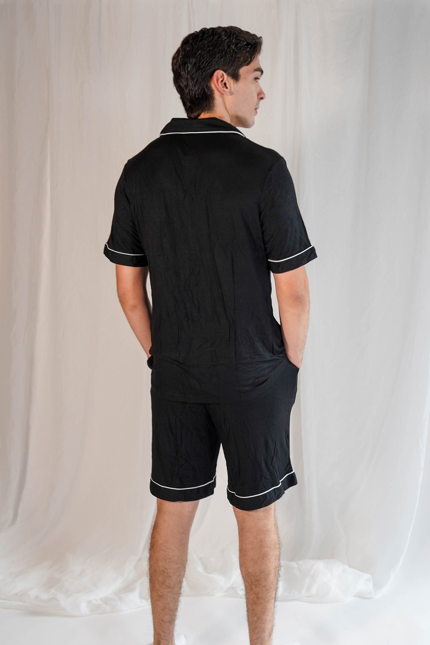 Classic Men Shorts Set Black