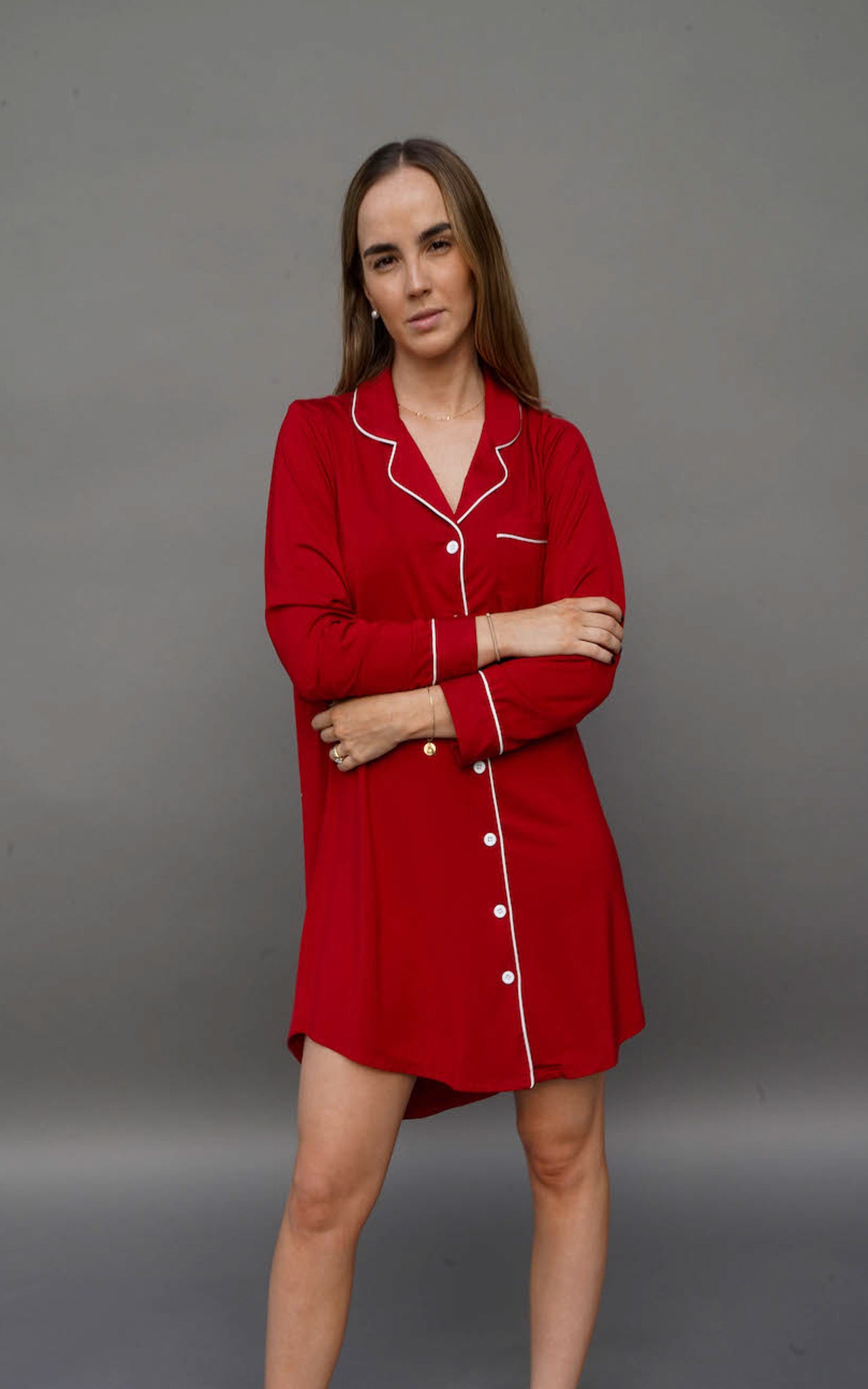 Classic Her Dress Red
