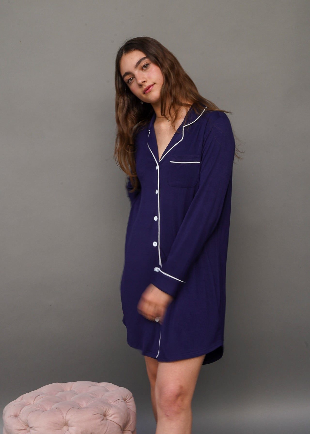 Classic Her Dress Navy