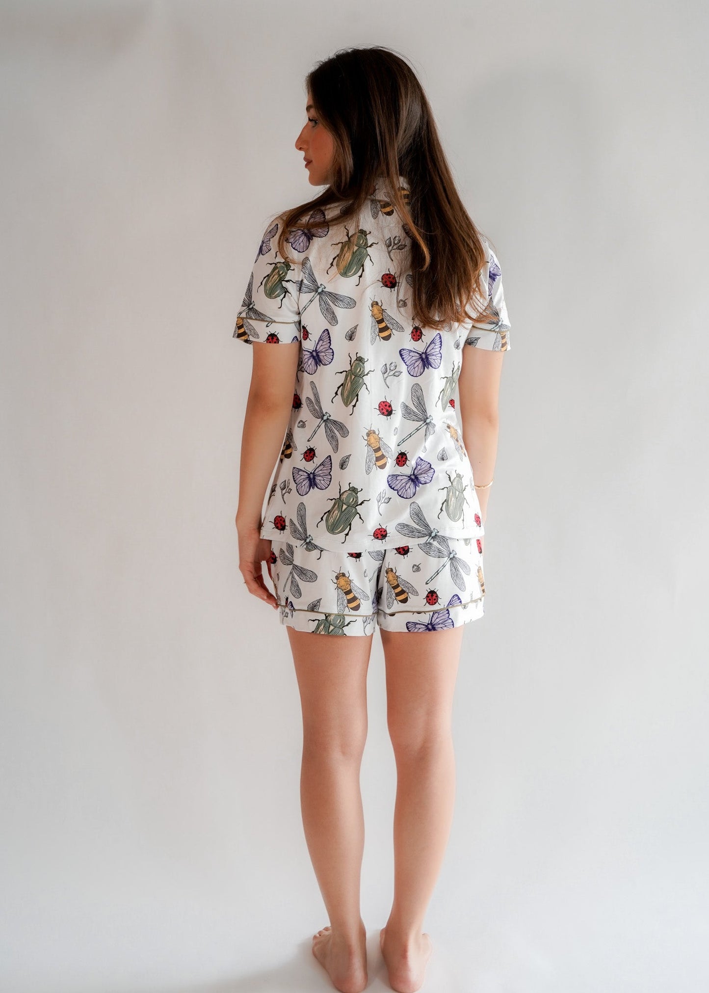 Luxe Her Shorts Set Bugs
