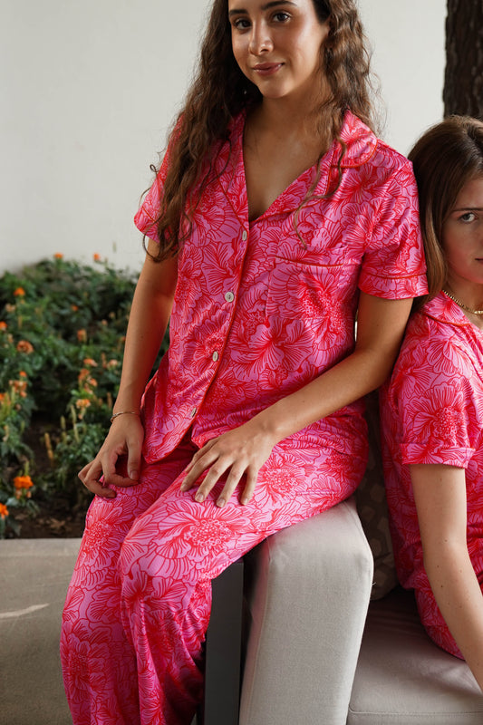 Rosy Bloom Pants