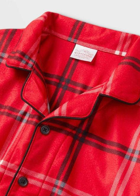 Cozy Men Pants Set Red