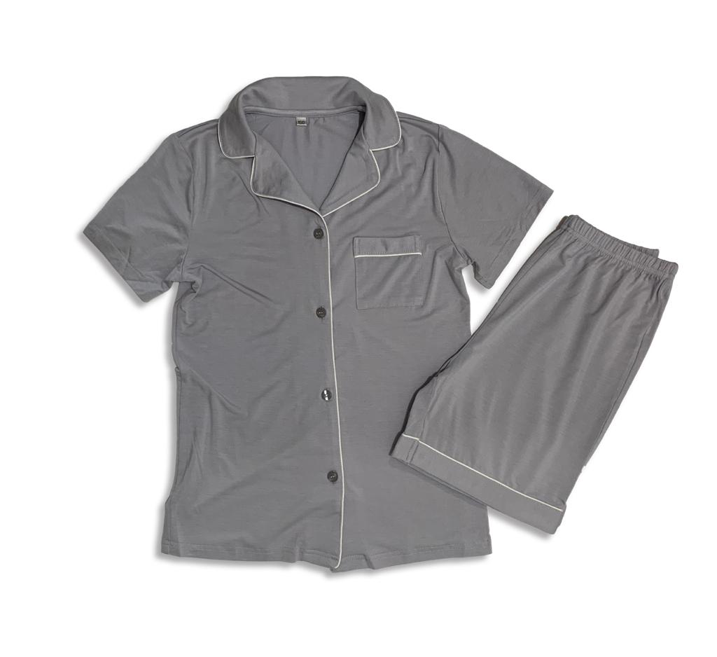 Classic Kids Short Set Gray