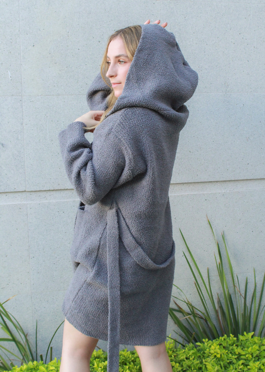 Sherpa Coat Gray