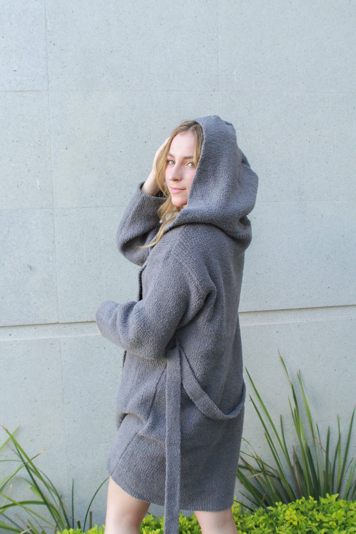 Sherpa Coat Gray