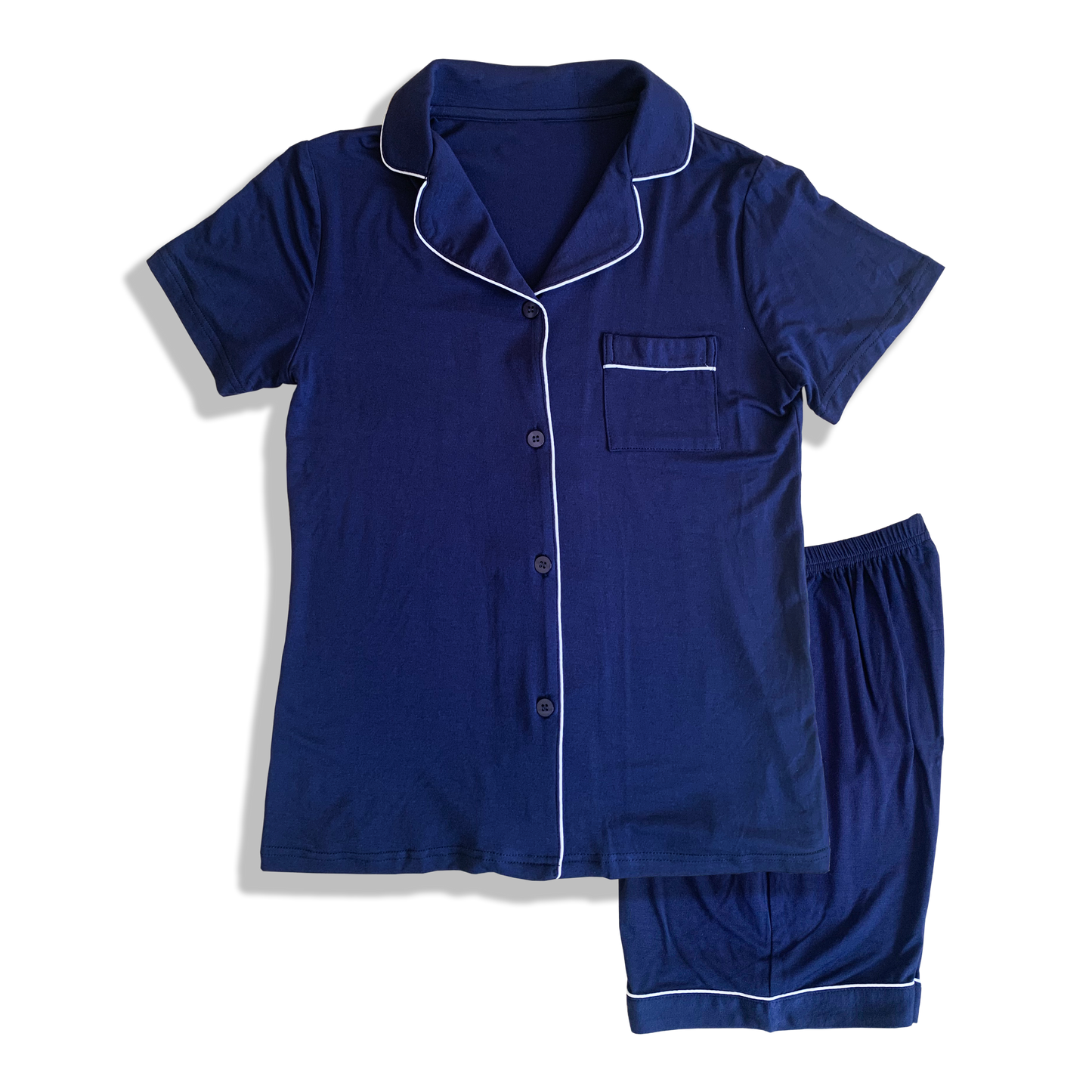 Classic Kids Short Set Navy