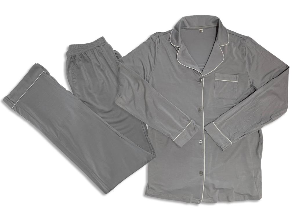 Classic Kids Pants Set Gray